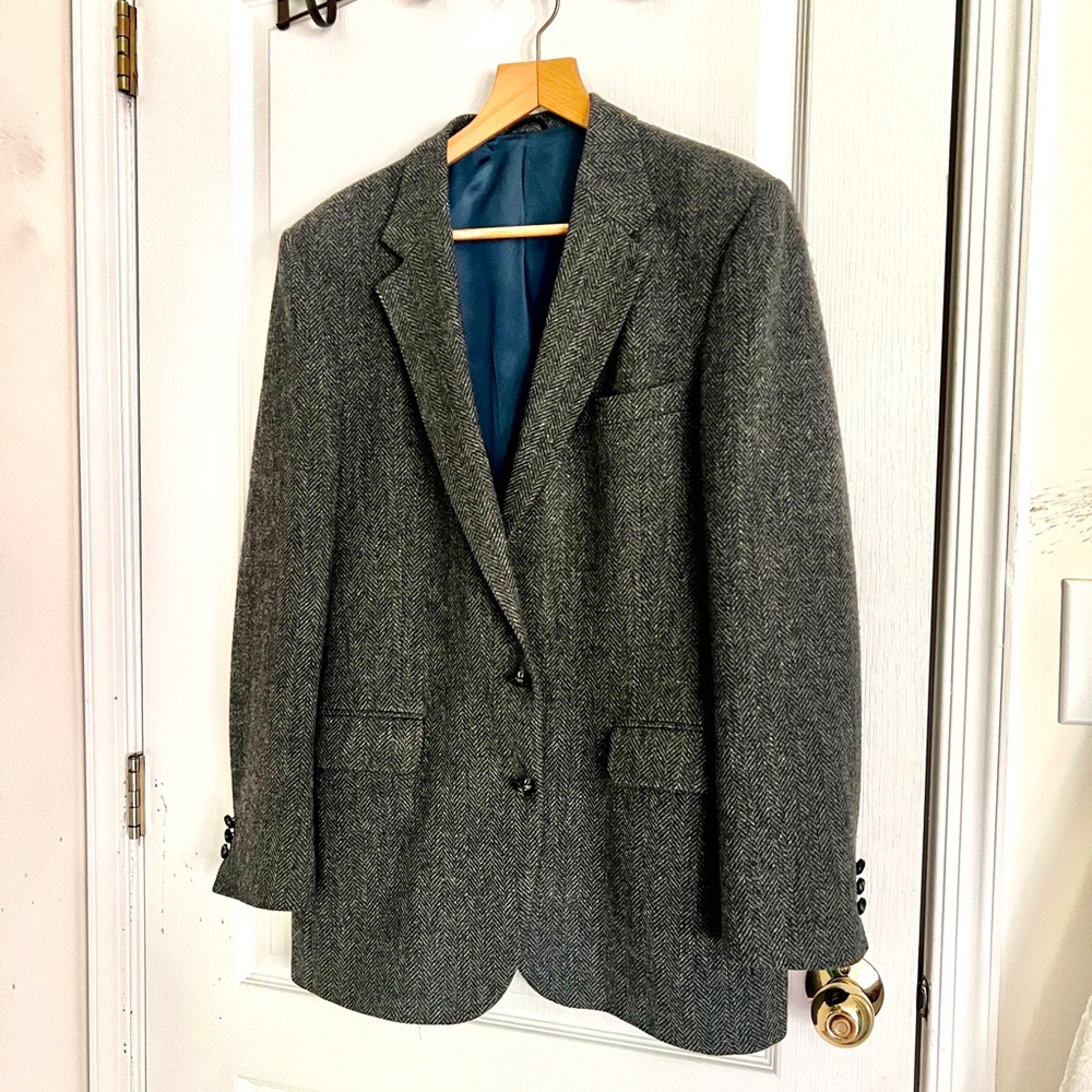 Stafford Gray Herringbone Men's Jacket